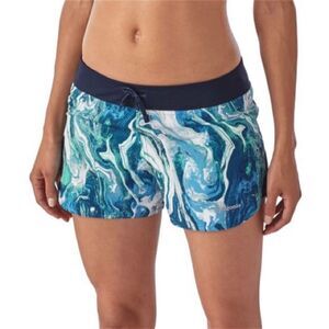 Patagonia Nine Trails Shorts in Blue Radar size small